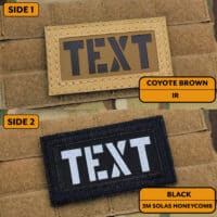 dual-sided custom patch
