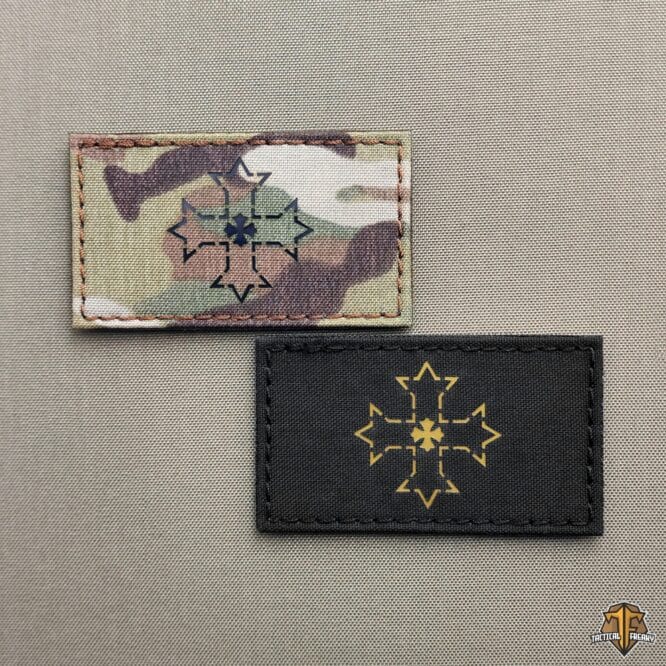 Coptic Orthodox Cross Patch Tactical Morale Patch with Velcro backing for Backpacks, Vests, Caps & Tactical Gear