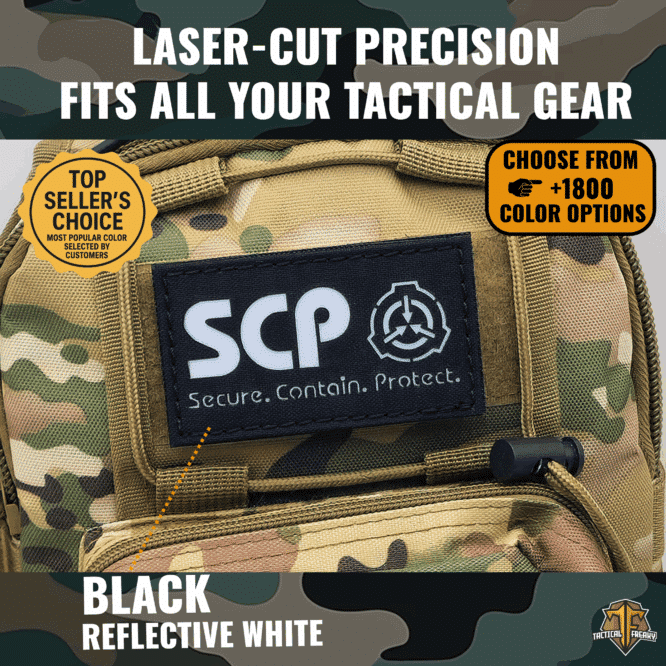 SCP Foundation Laser Cut Patch – Secure Contain Protect, Cosplay & Collectible - Image 2