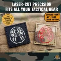 Daruma Doll Japanese Laser Patch