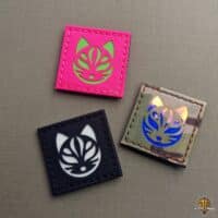 Kitsune Japanese Mask Velcro Patch